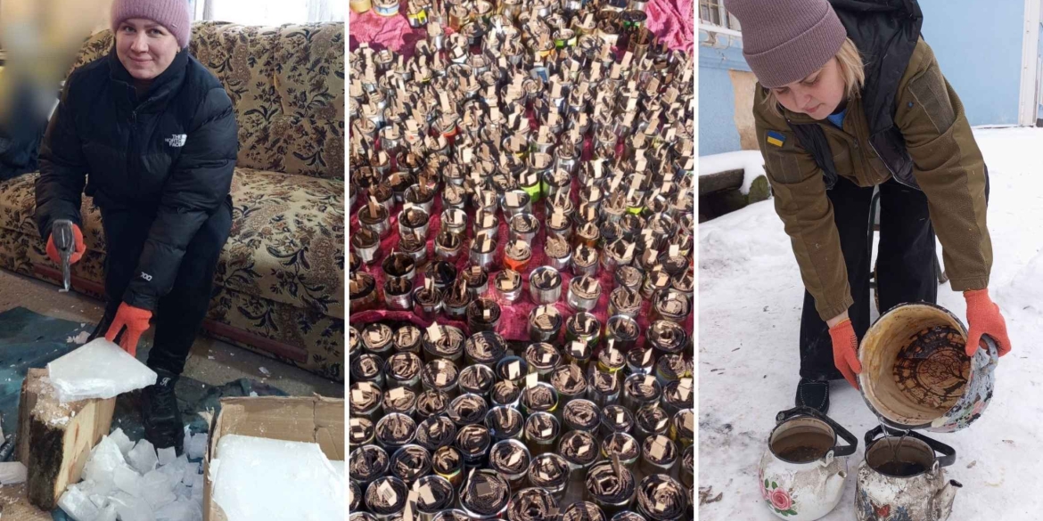 У Черепашинецькому старостинському окрузі виливають окопні свічки для захисників