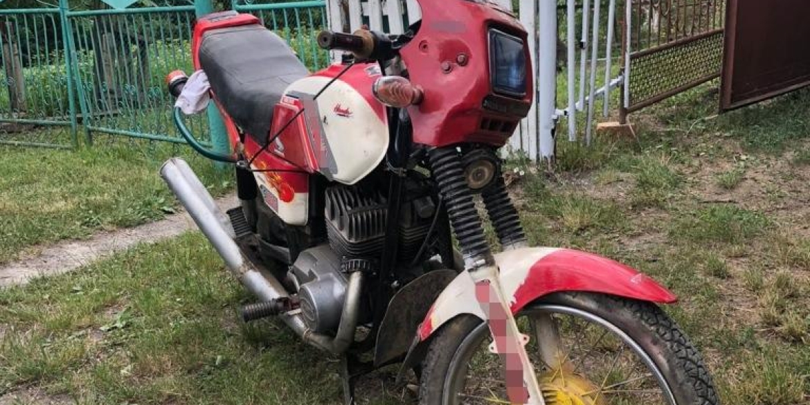 У Дашівській громаді молодик поцупив мотоцикл у киянина