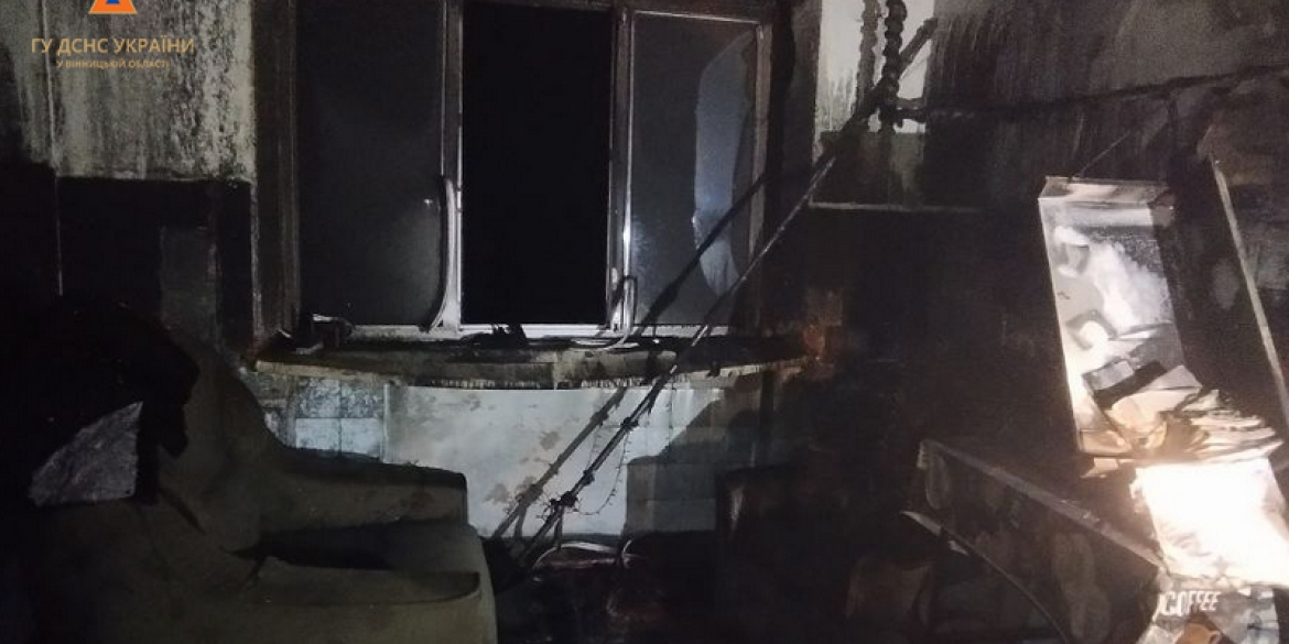 У Гнівані загорілась квартира в п'ятиповерхівці - евакуювали всіх мешканців