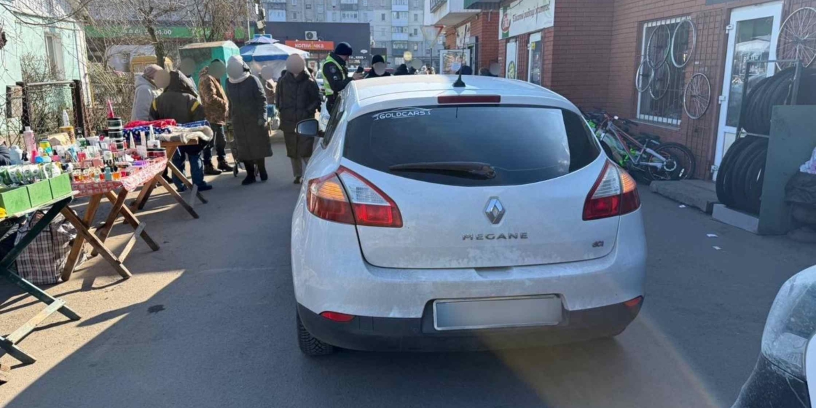 У Козятині водій Renault допустив наїзд на місцеву жительку