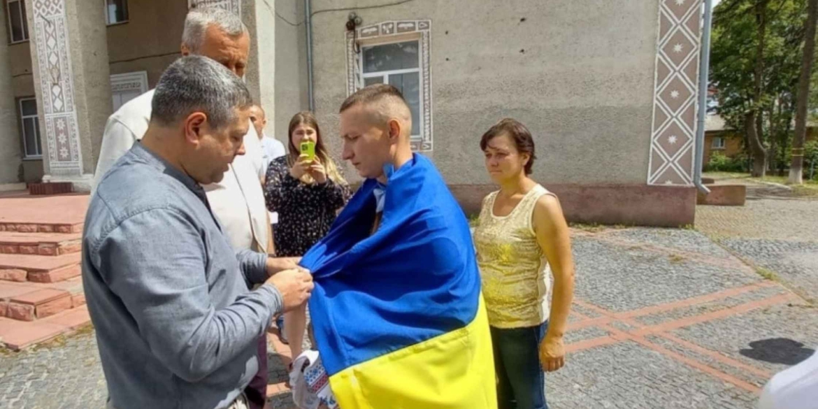 У Піщанській громаді тепло зустріли земляка, який повернувся з полону