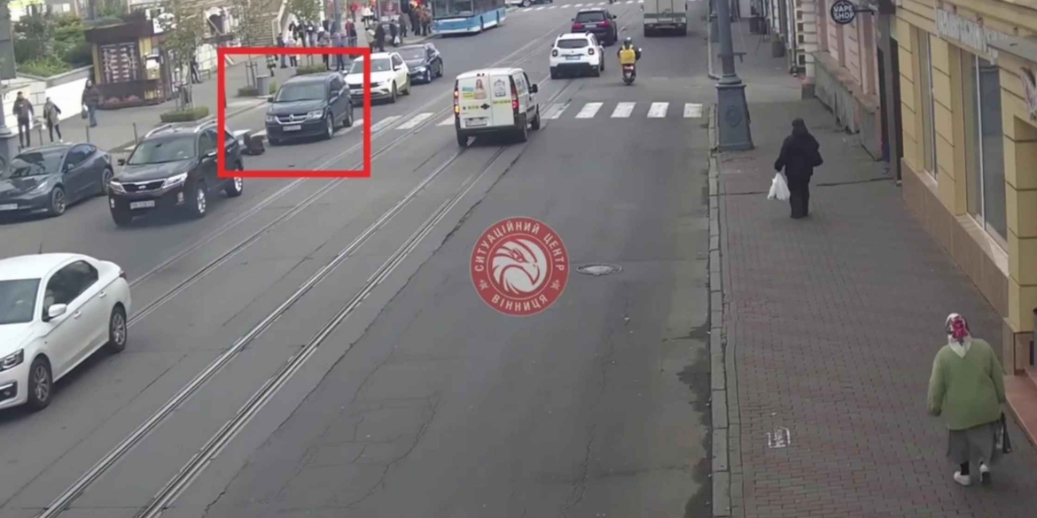 У центрі Вінниці водій збив перехожого прямо на пішохідному переході