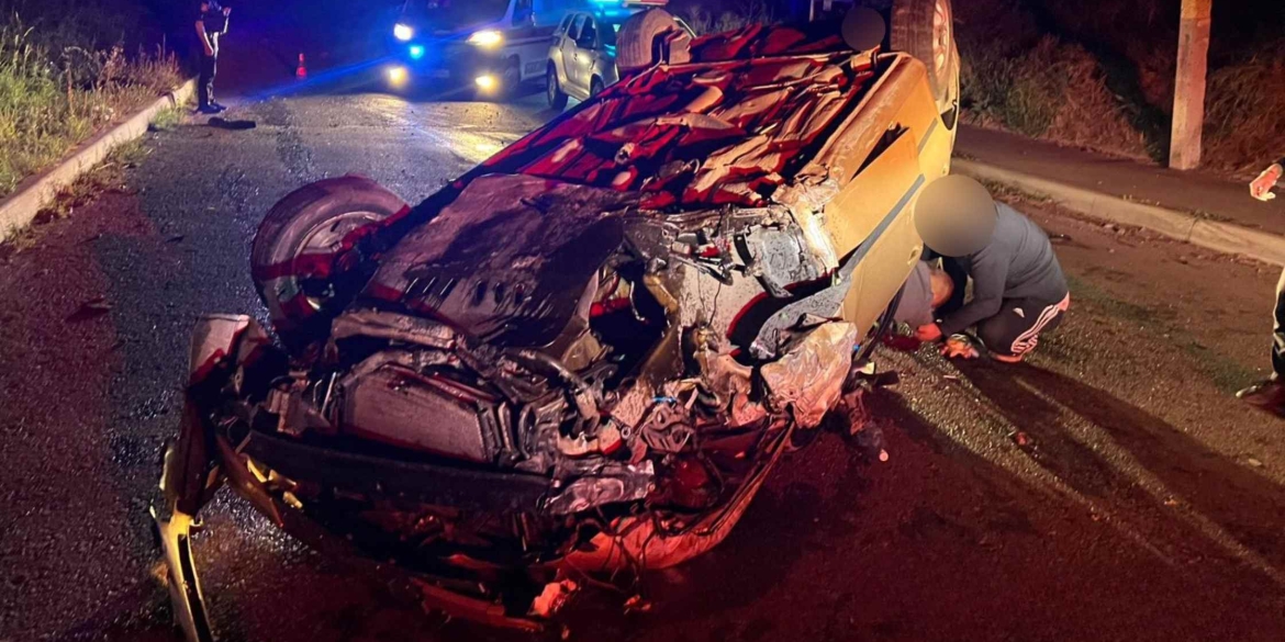 У Тульчині водій автомобіля допустив зіткнення з бетонною опорою