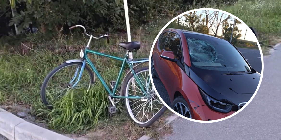 У Вінниці на Гніванському шосе водій BMW збив велосипедиста