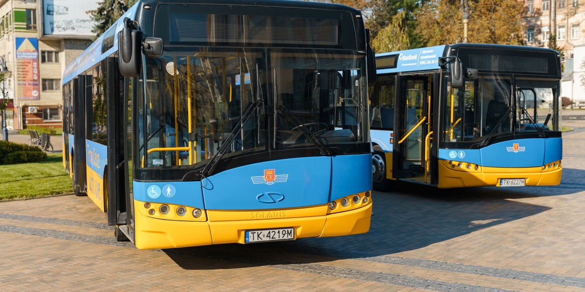 У Вінниці презентували два автобуси, які передало польське місто-побратим