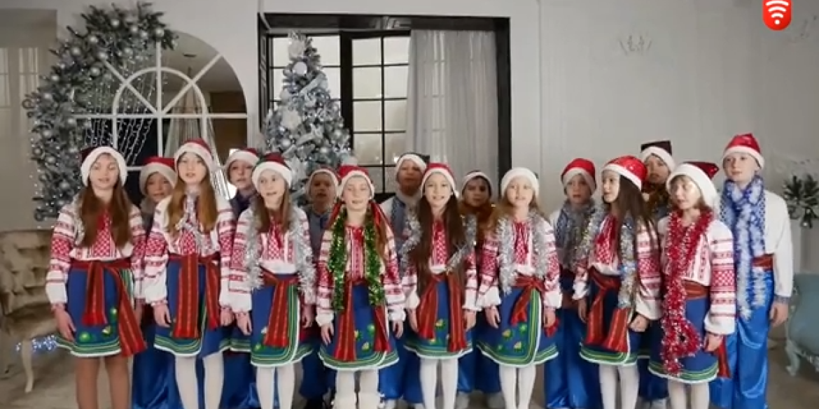 У Вінниці школярі заспівали різдвяну пісню для ЗСУ
