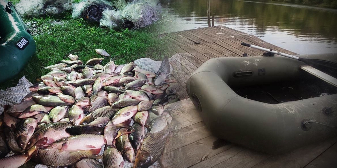 У Вінниці спіймали двох браконьєрів: виловили понад 200 кг риби