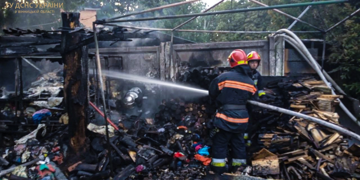 У Вінниці сталася пожежа на території одного з храмів