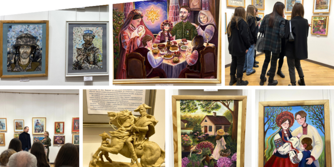 У Вінниці відкрили виставку творчих робіт учнів дитячої художньої школи «Сюжети та портрети»