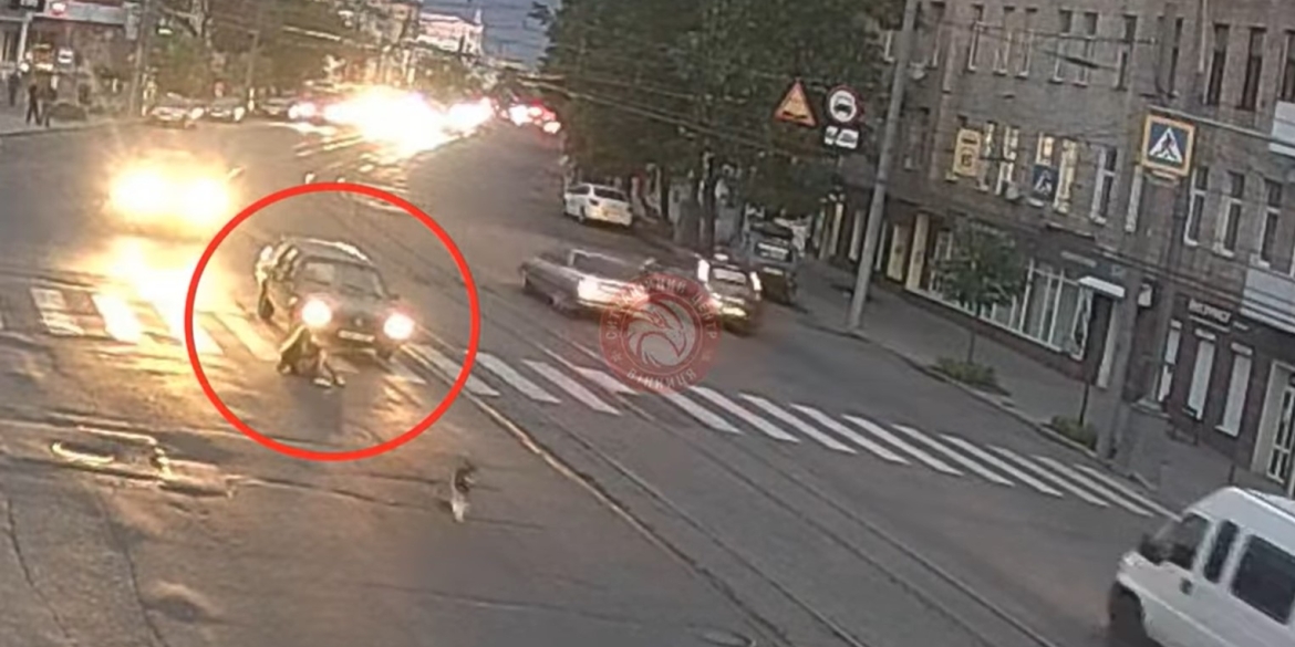 У Вінниці водій автомобіля Volkswagen збив дівчинку на переході