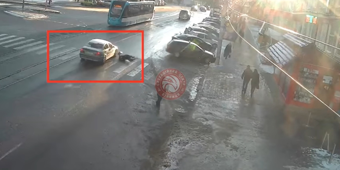 У Вінниці водій BMW збив жінку на пішоходному переході та втік