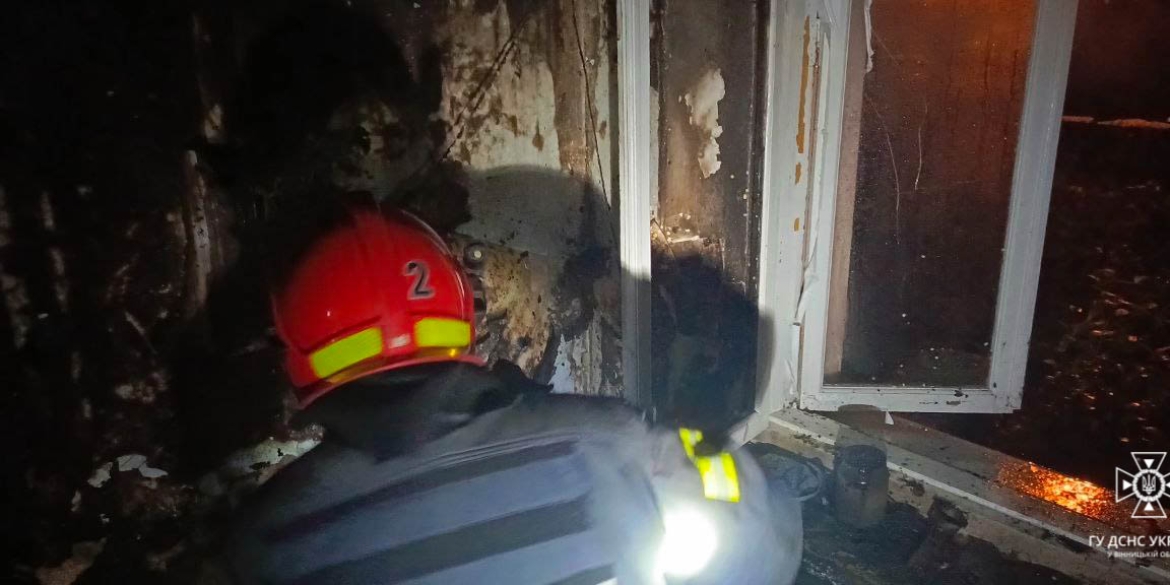 У Вінниці загорілась квартира через вибух бойлера