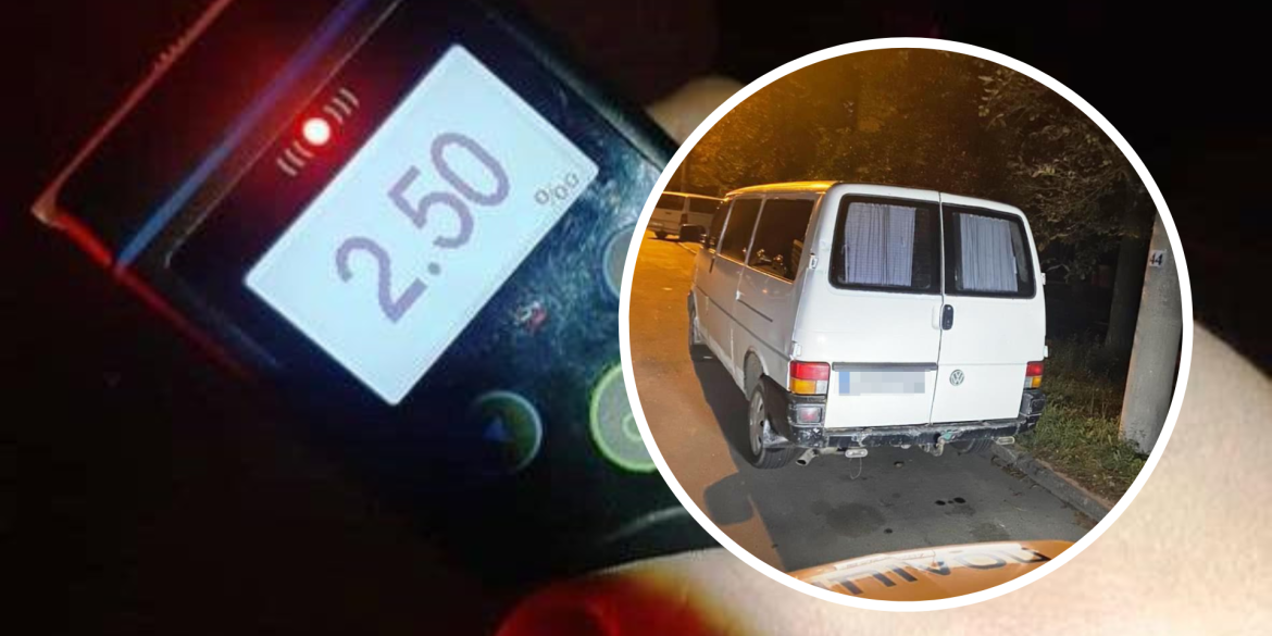 У Вінниці зупинили водія - алкоголь в крові перевищував норму у 13 разів