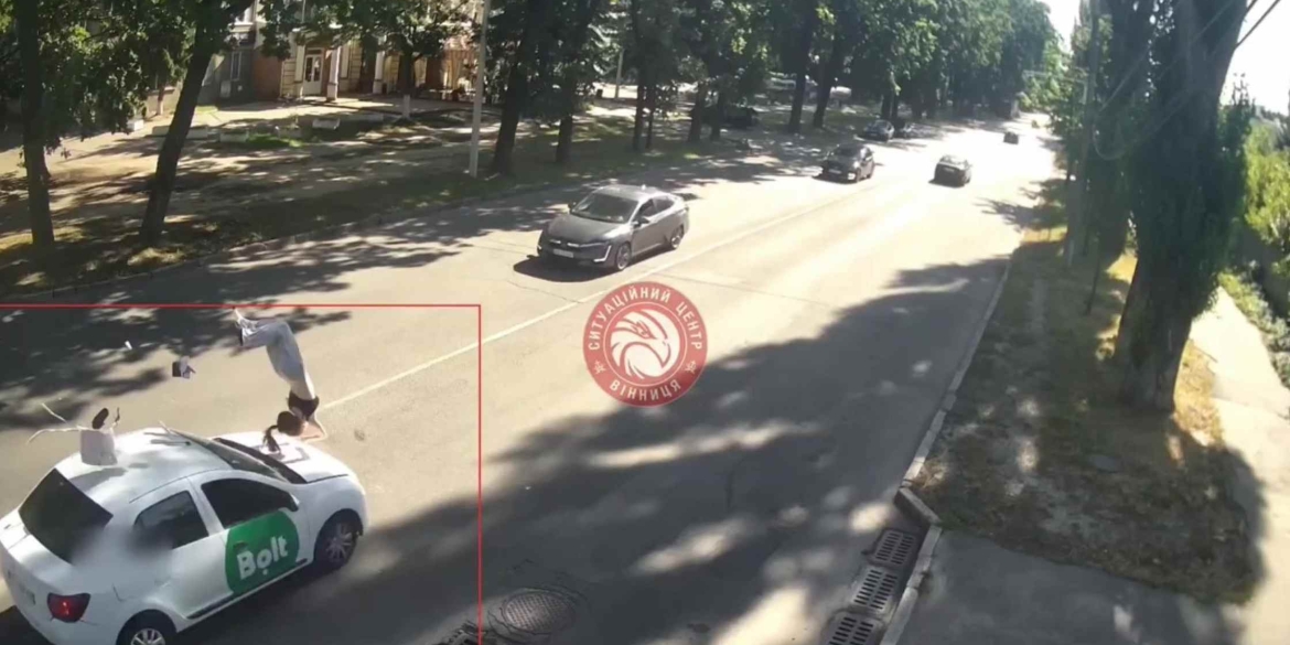 У Вінниці авто служби Bolt знесло дівчину, яка йшла по пішохідному переходу