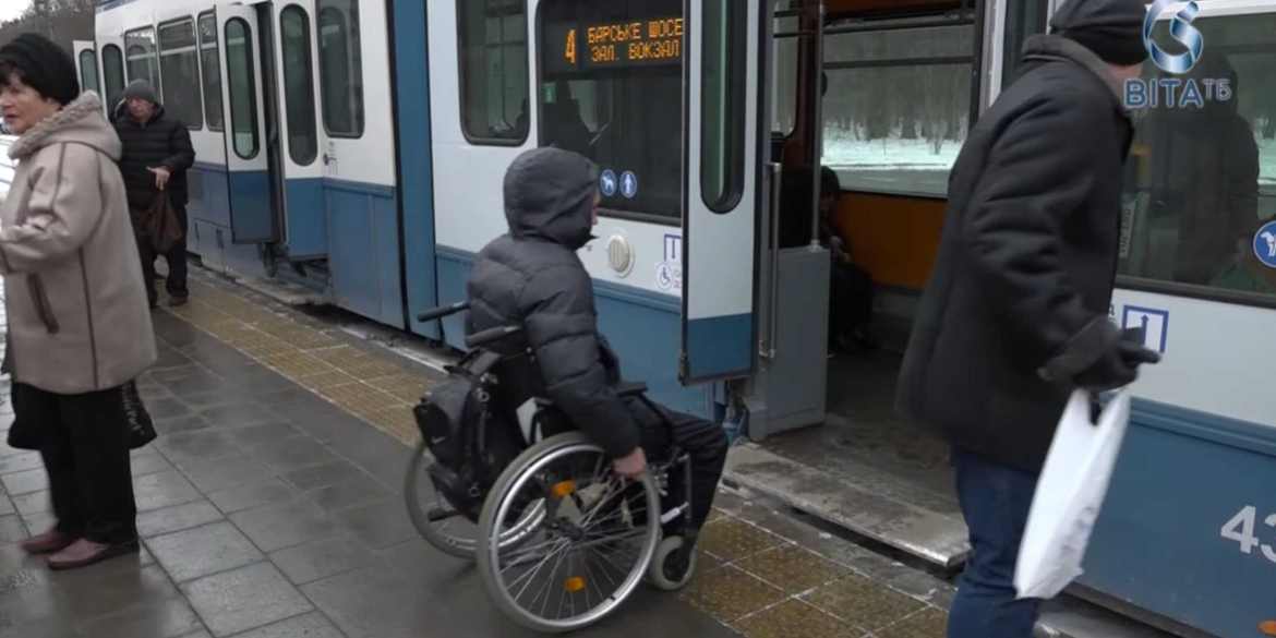 у Вінниці курсує трамвай з низькопідлоговою секцією