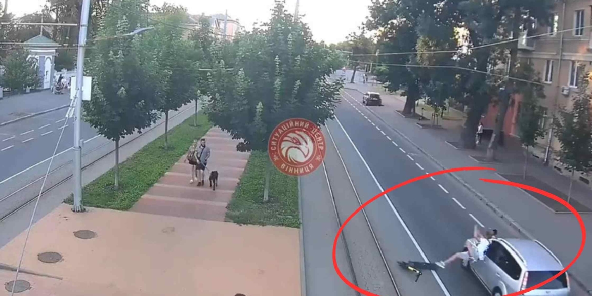 У Вінниці на пішохідному переході збили дитину на електросамокаті