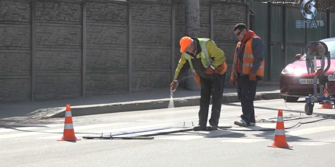 У Вінниці оновлять сотні кілометрів дорожньої розмітки