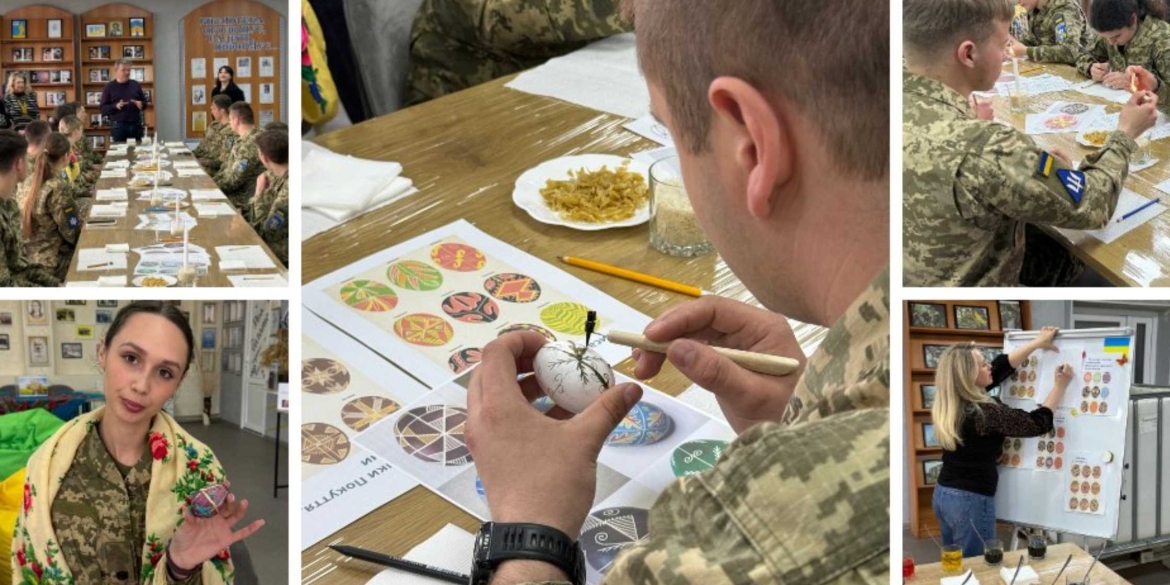 У Вінниці організували майстер-класи з писанкарства для ветеранів та родин захисників