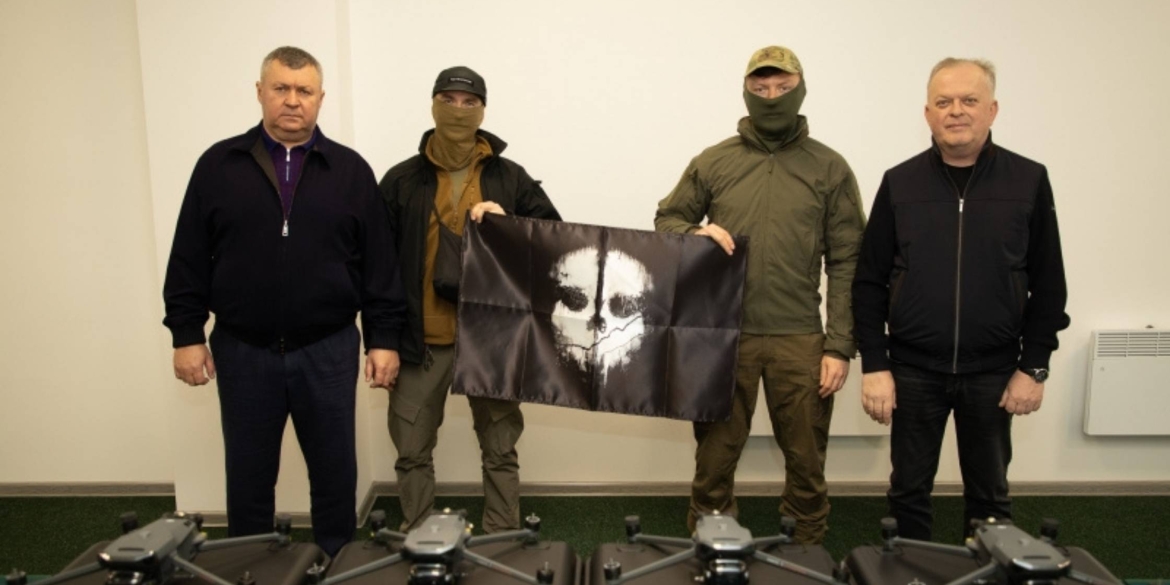 У Вінниці передали безпілотники бійцями військової частини Головного управління розвідки