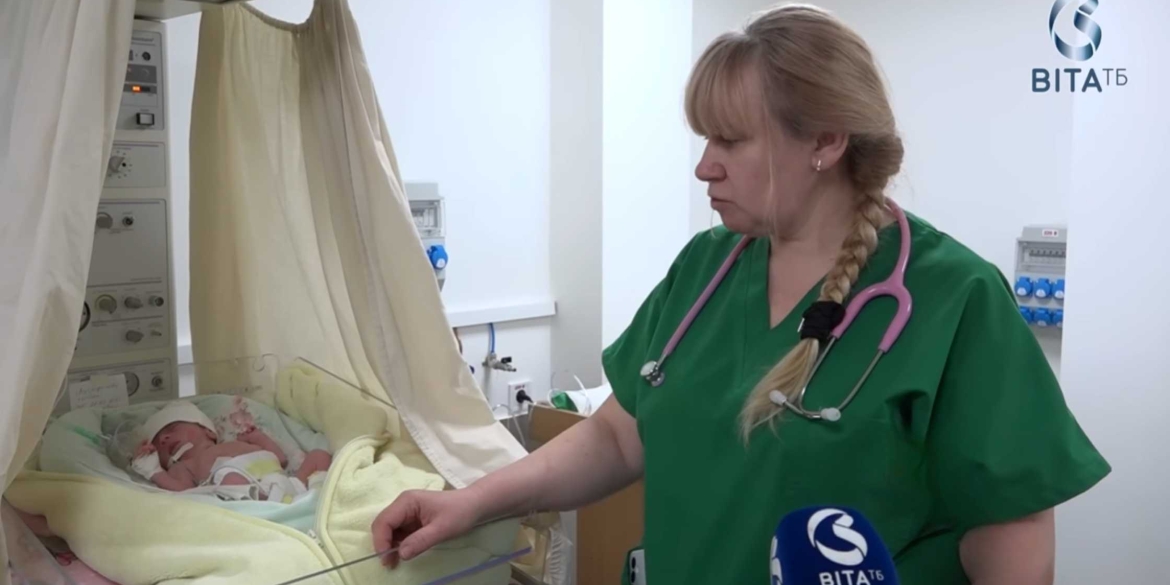 У Вінниці під час повітряної тривоги народився малюк в укритті Центру матері та дитини