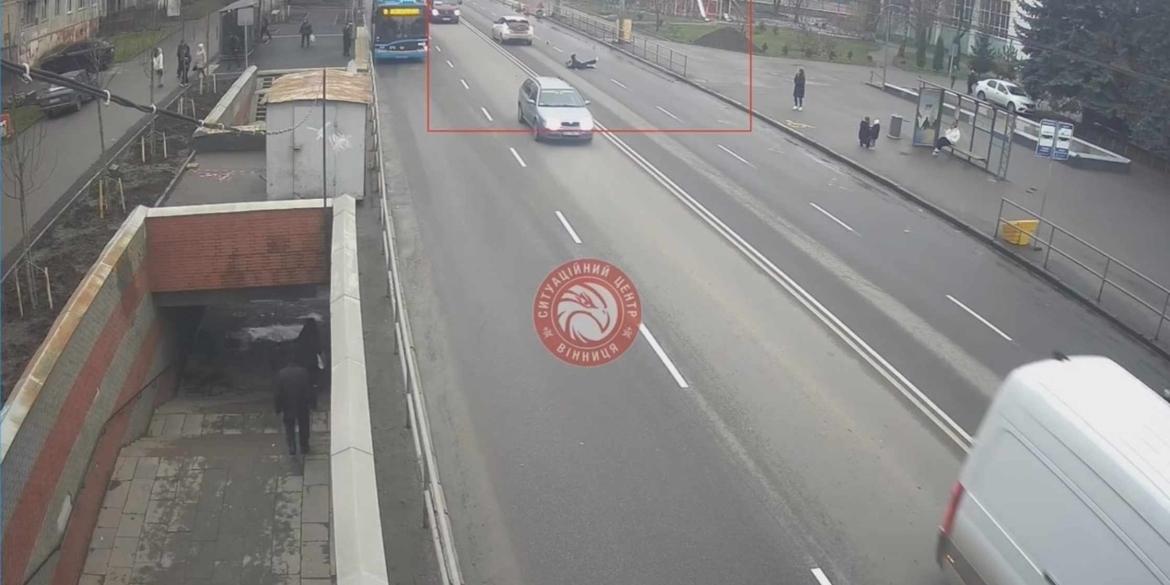 У Вінниці підліток потрапив під колеса авто, коли перебігав дорогу