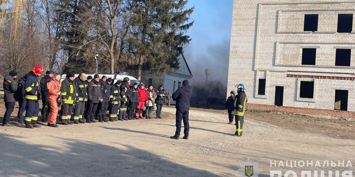 У Вінниці рятувальники, поліцейські та медики провели спільні навчання на об’єкті критичної інфраструктури