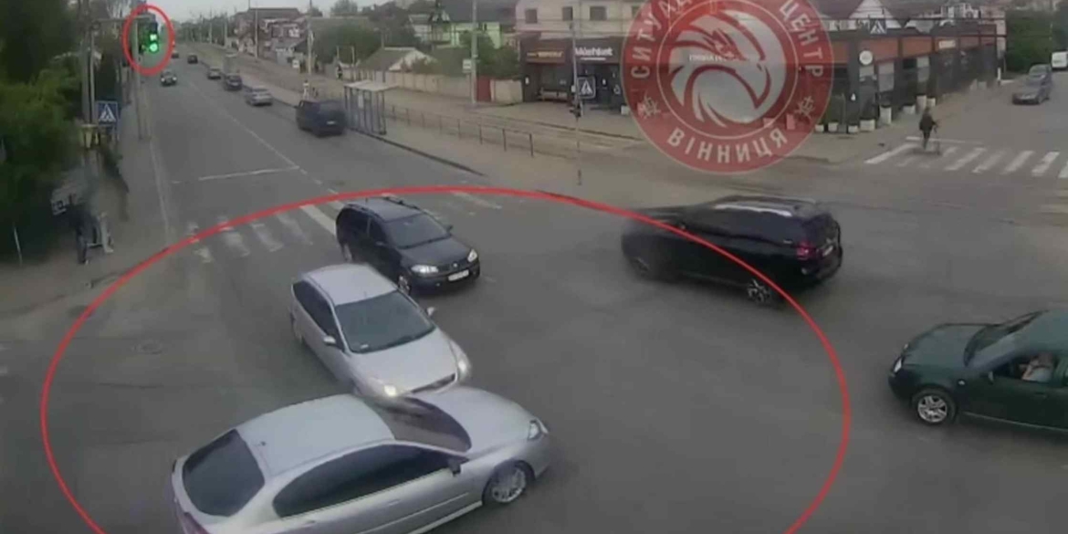У Вінниці сталась ДТП на перетині вул. Келецької та Шевченка