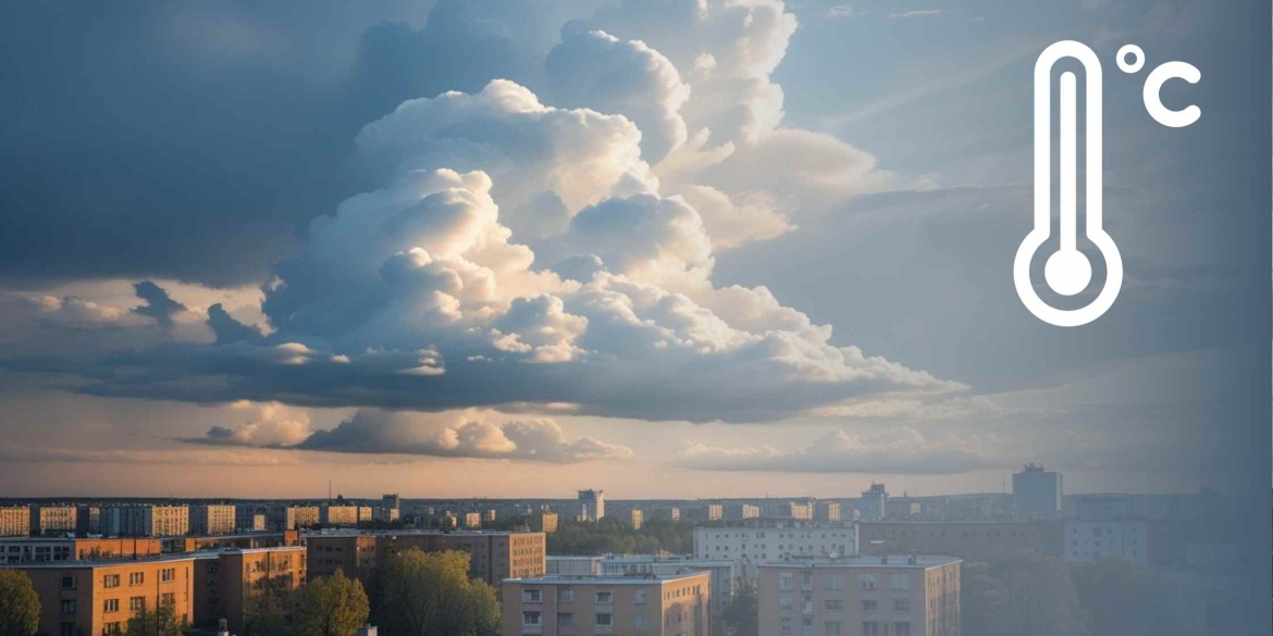 У Вінниці синоптики обіцяють в неділю, 15 червня, мінливу хмарність, без опадів