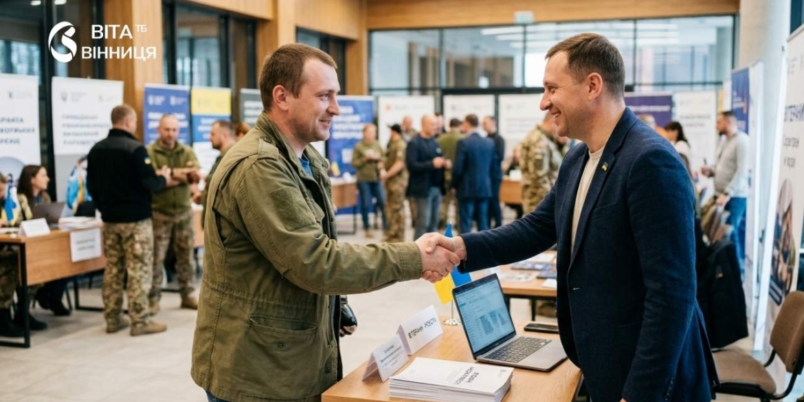 У Вінниці відбудеться Ярмарок вакансій для ветеранів «Нові можливості»