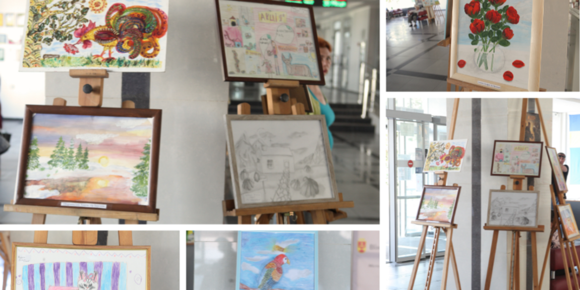 У Вінниці відкрилась виставка дитячих робіт студії «Барвистий дивоцвіт»