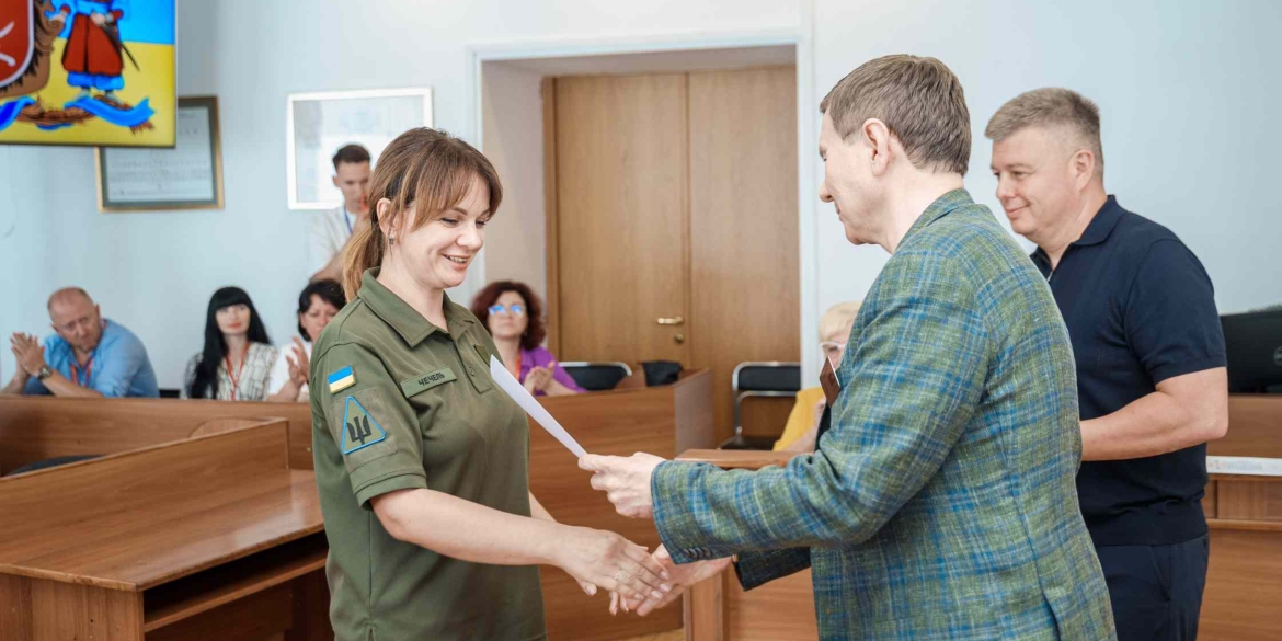 У Вінниці відзначили військовослужбовців напередодні Дня Повітряних сил Збройних сил України