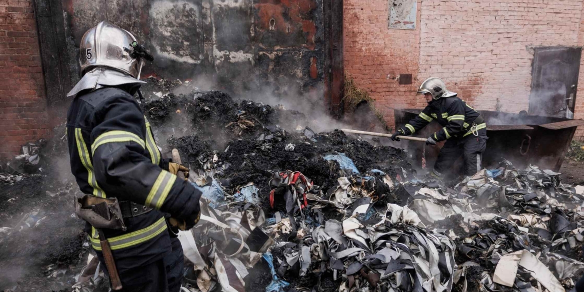 У Вінниці внаслідок загоряння чаділи текстильні відходи