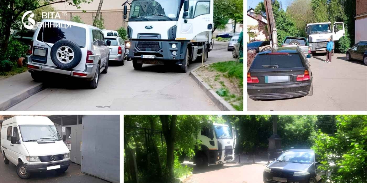 У Вінниці водіїв закликають не паркувати авто біля контейнерних майданчиків