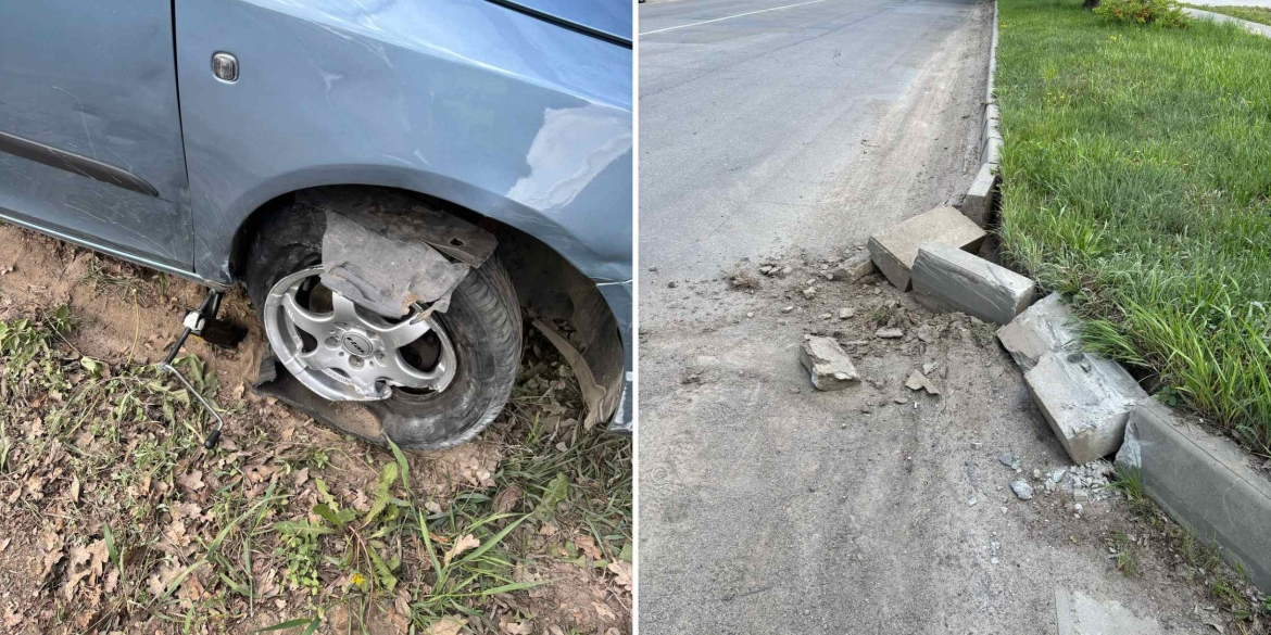 У Вінниці водійка сіла за кермо з ознаками сп'яніння і потрапила у ДТП