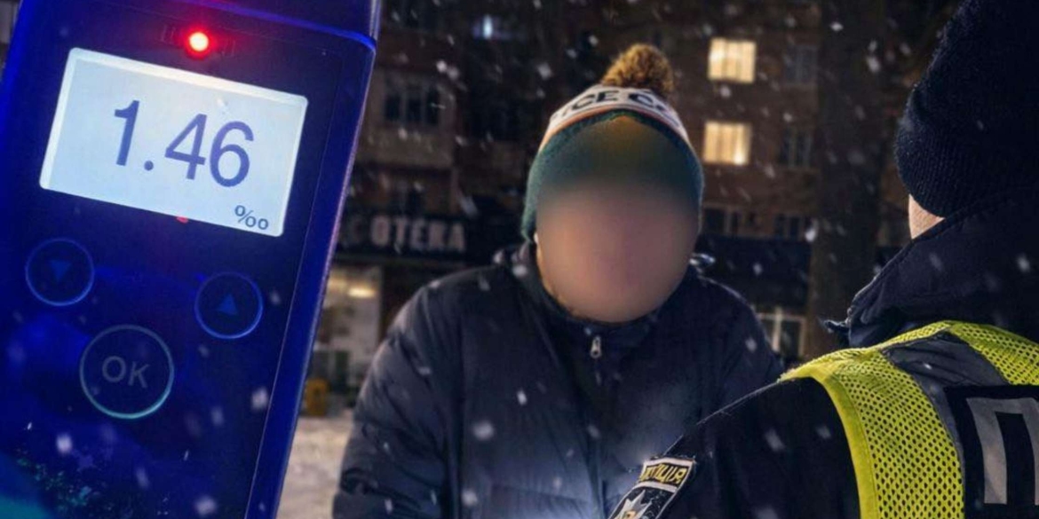 У Вінниці зупинили водія напідпитку рівень алкоголю в організмі у сім разів перевищив норму