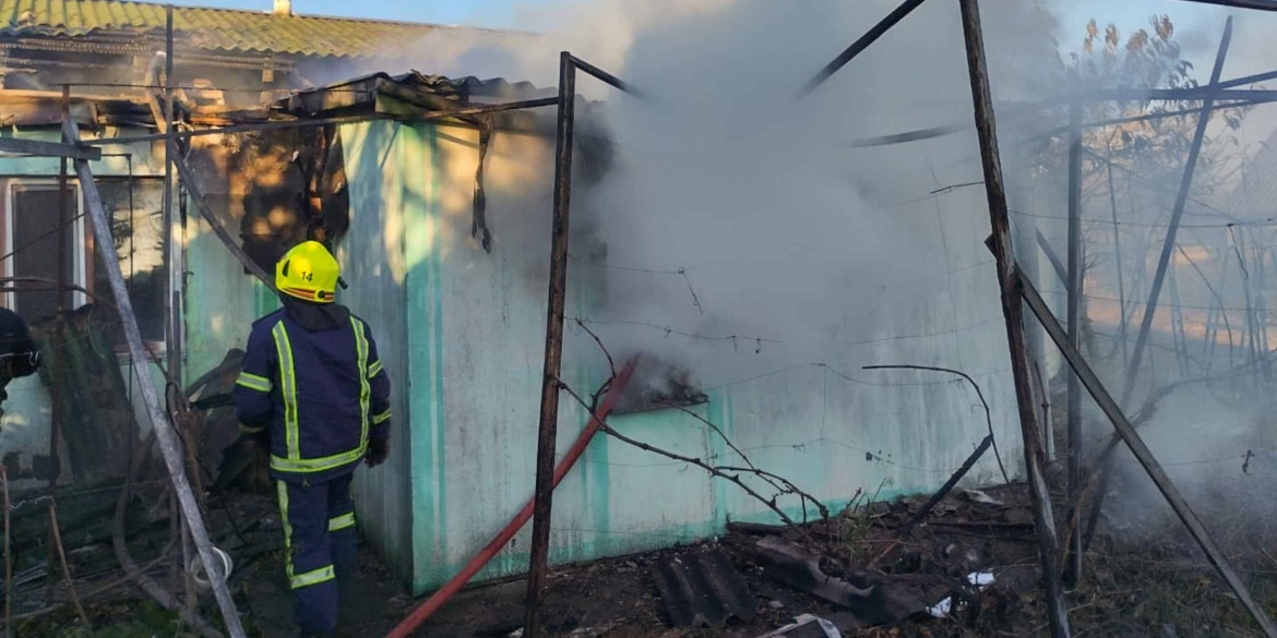 У Вінницькій області горіли будинки, господарські будівлі й пожнивні залишки