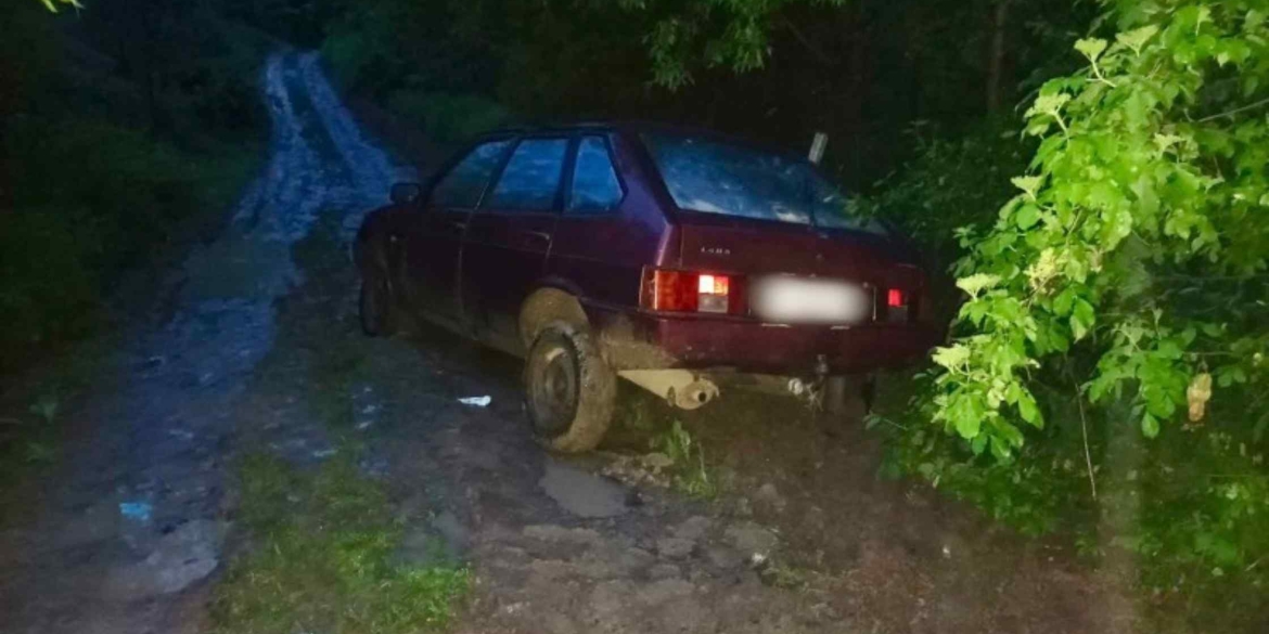 У Вінницькому районі чоловік вкрав чужий ВАЗ і застряг у багнюці