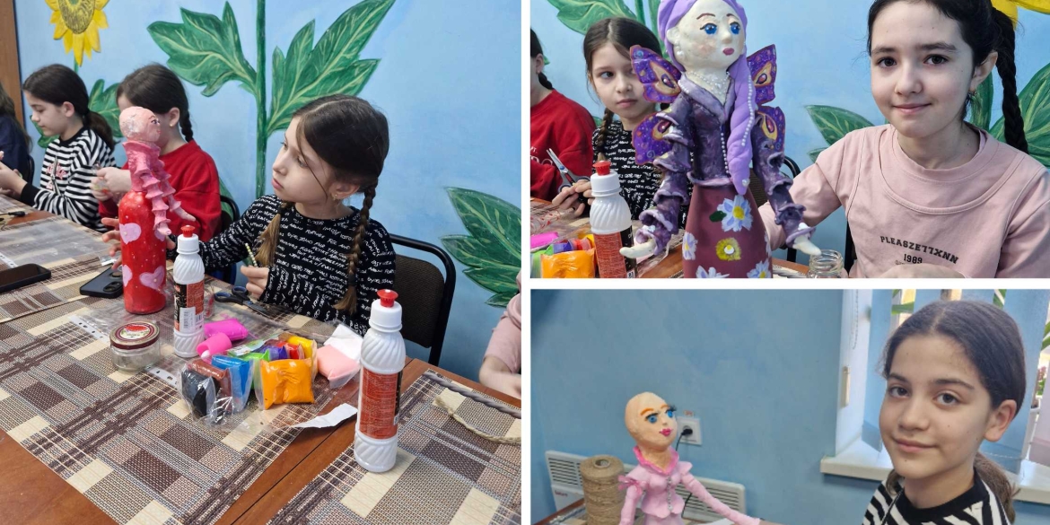 У VinSmart Центрі діти виготовляли фігурки-підсвічники