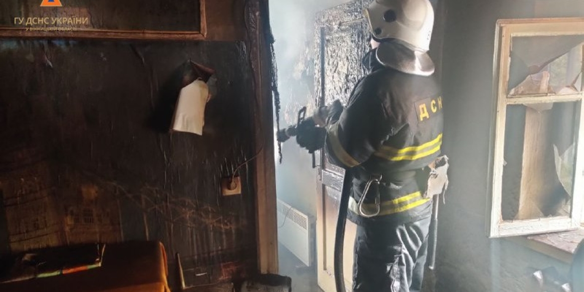 У Жмеринці сталась пожежа у приватному будинку - загинув чоловік