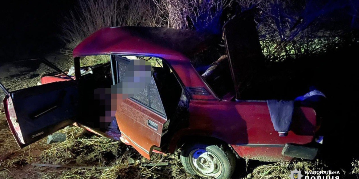 У Жмеринському районі з'їхав у кювет і загинув водій «ВАЗу» 