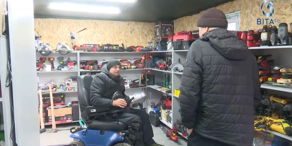 У Жмеринці ветеран після важких поранень, отриманих на фронті, започаткував власну справу
