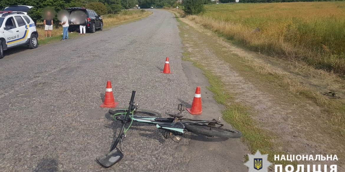 В аварії у Барській громаді постраждав 14-річний велосипедист