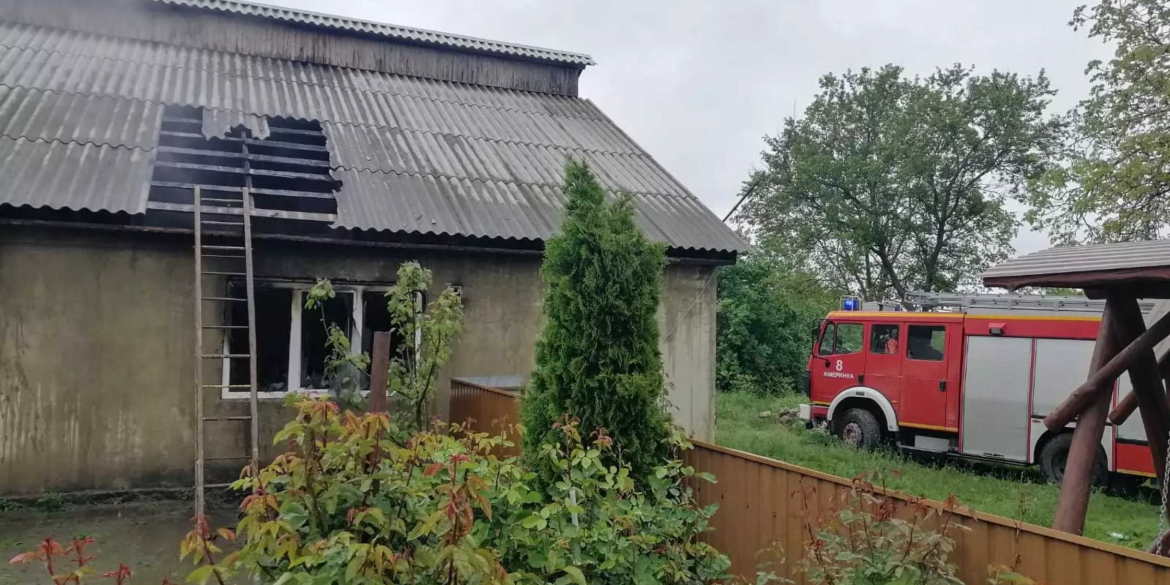 В Жмеринському районі горів будинок через необережність під час приготування їжі