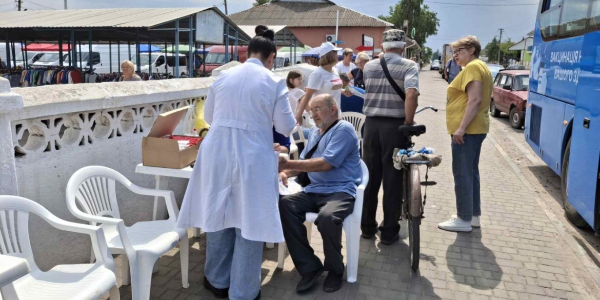 Вакцинобус завітав у Вапнярську громаду Тульчинського району 