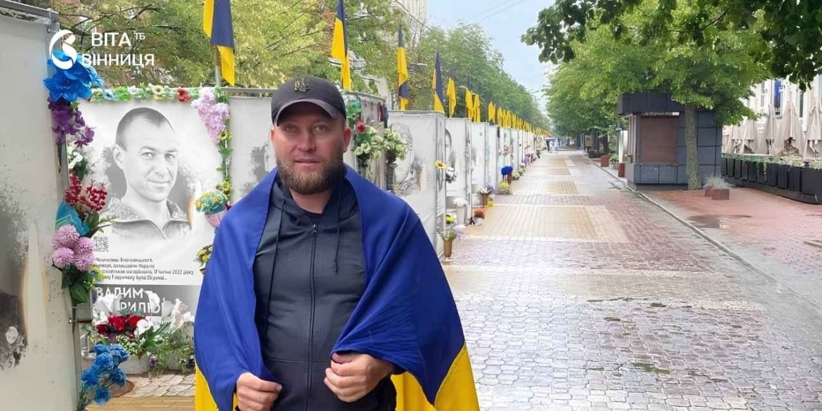 Ветеран Петро Дудник пройшов на протезі понад 100 км від Вінниці до Хмельницького