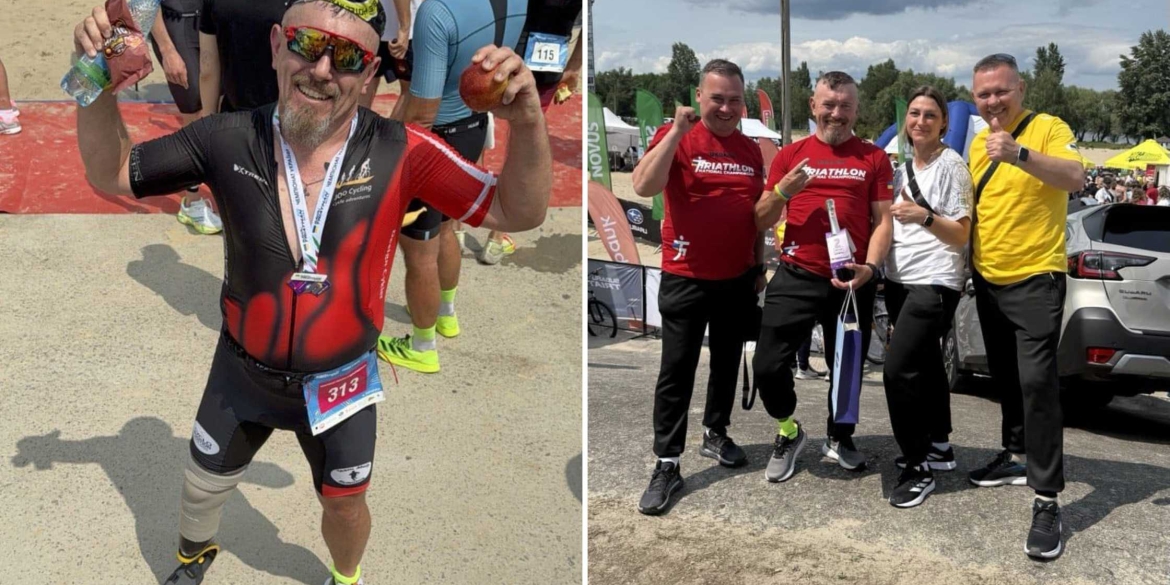 Ветеран з Вінниччини став срібним призером Чемпіонату України з паратріатлону