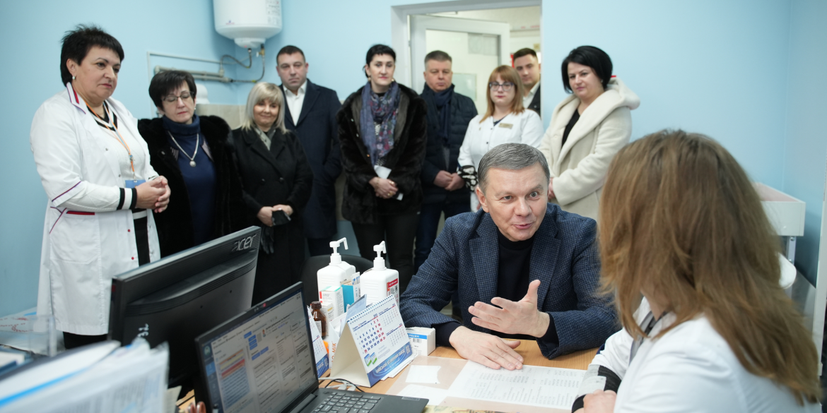 Вінницький міський голова Сергій Моргунов відвідав амбулаторію в Писарівці