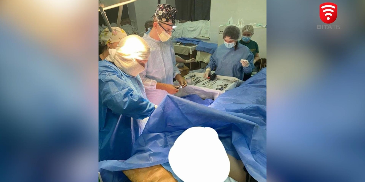 Вінницький військовий хірург провів унікальну операцію