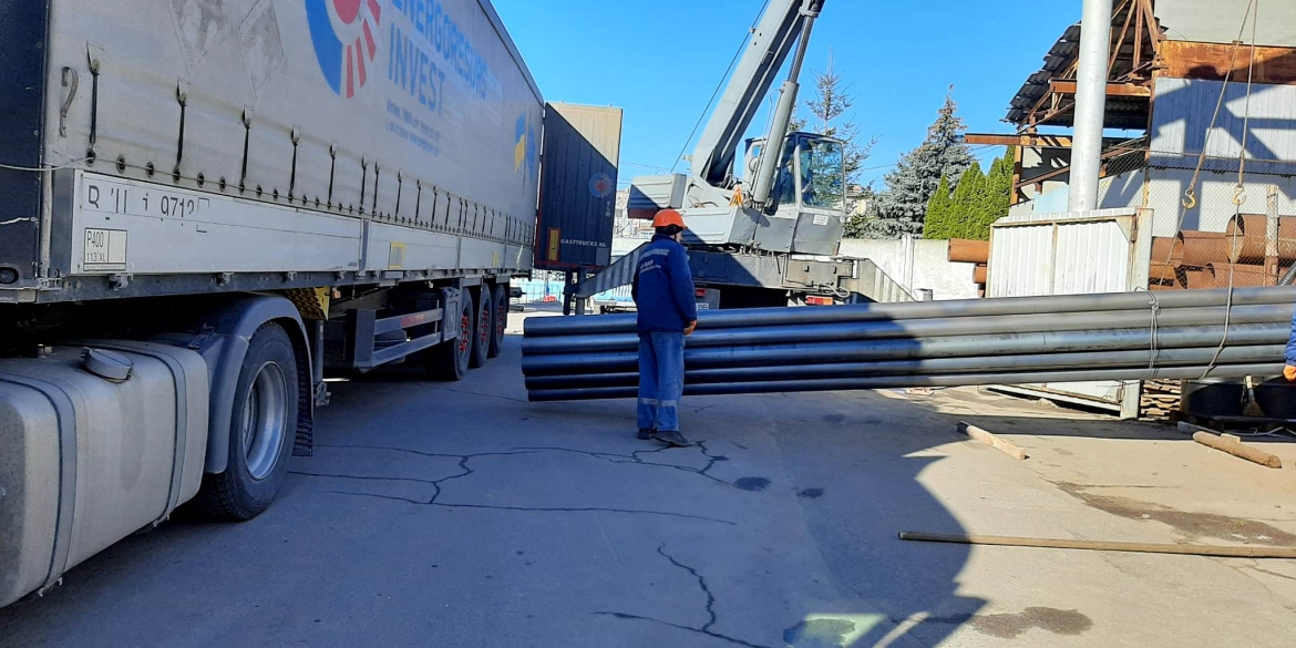 Вінницяміськтеплоенерго отримало ще 350 м сталевих труб від USAID