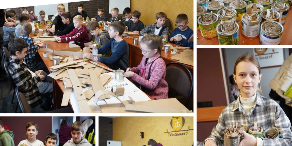 Вінничани виготовили близько 300 окопних свічок для захисників і захисниць